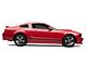 Rocker Stripes with Mustang GT Lettering; Matte Black (2024 Mustang)