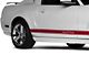 Rocker Stripes with Mustang Lettering; Red (2024 Mustang)