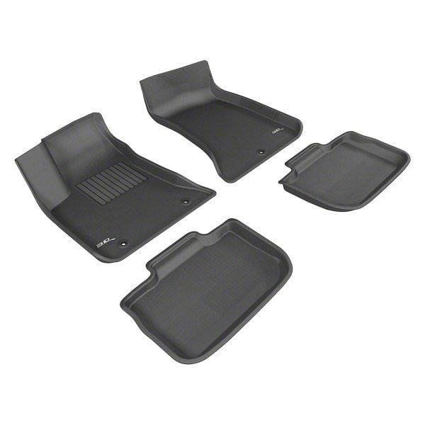 3d Maxpider Charger Kagu Series All Weather Custom Fit Front And Rear Floor Liners Black 5649