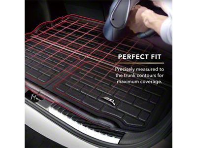 3D MAXpider KAGU Series All-Weather Custom Fit Frunk Cargo Liner; Black (20-25 Corvette C8)