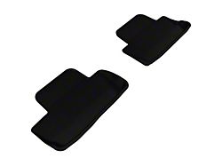 3D MAXpider KAGU Series All-Weather Custom Fit Rear Floor Liners; Black (05-14 Mustang)