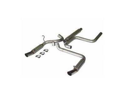 3-Inch 409 Stainless Cat-Back Exhaust System with Flowpack Mufflers (15-23 6.2L HEMI Challenger)