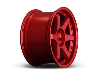 9Six9 Wheels SIX-1 Candy Apple Red Wheel; 17x8; 35mm Offset (05-09 Mustang GT, V6)