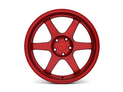 9Six9 Wheels SIX-1 Candy Apple Red Wheel; 18x10; 35mm Offset (05-09 Mustang)