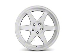 9Six9 Wheels SIX-1 Competition White Wheel; 18x8.5; 35mm Offset (05-09 Mustang GT, V6)