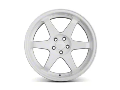 9Six9 Wheels SIX-1 Competition White Wheel; 18x8.5; 35mm Offset (94-98 Mustang)