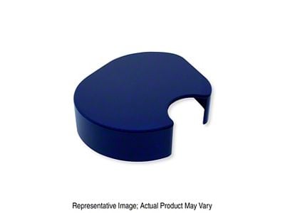 American Brothers Design Brake Fluid Reservoir Cover; Lightning Blue (15-23 Mustang)