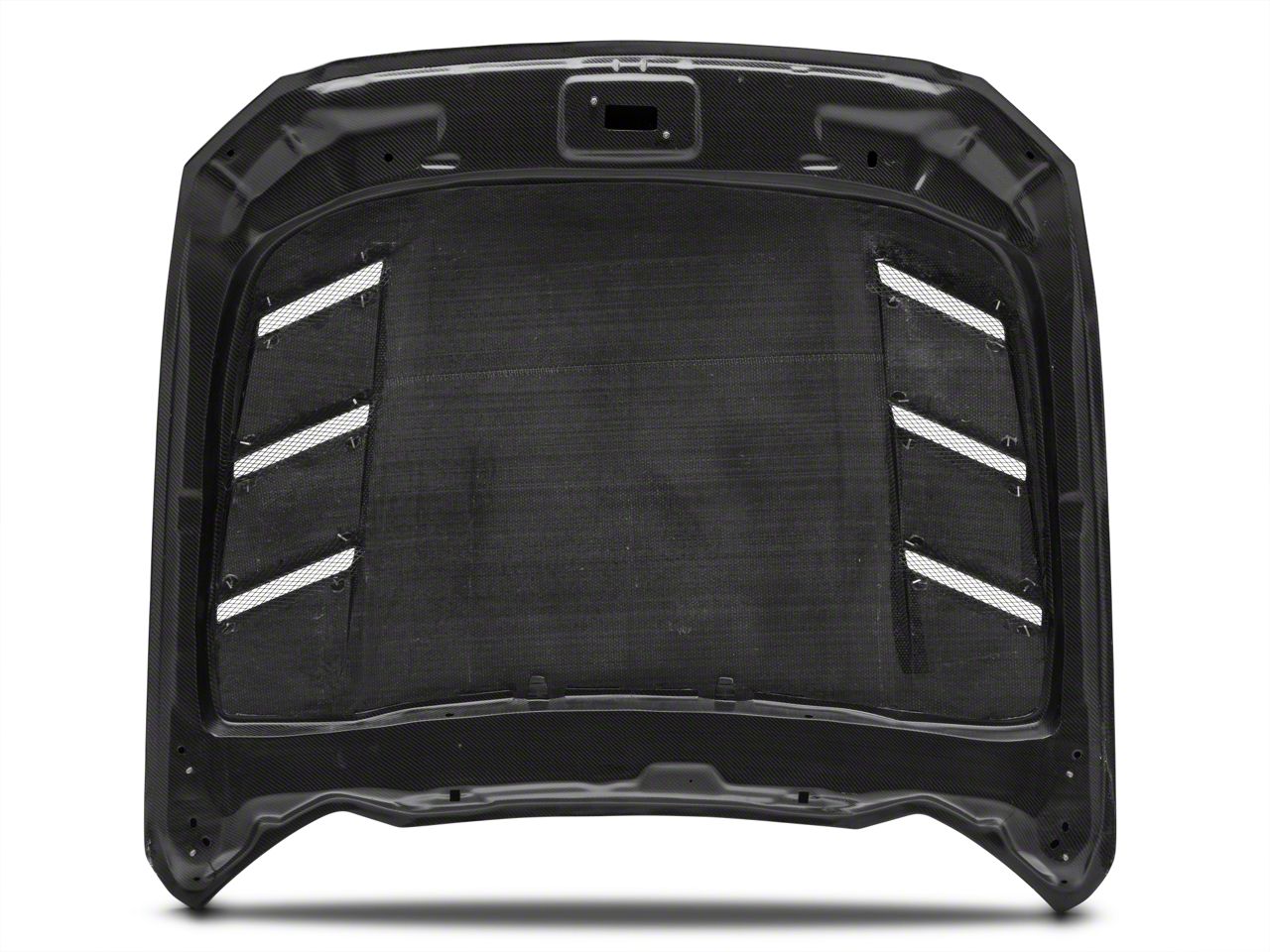 Anderson Composites Mustang Type-SA Heat Extractor Hood; Carbon Fiber ...