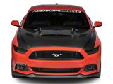 Anderson Composites Ram Air Hood; Double Sided Carbon Fiber (15-17 Mustang GT, EcoBoost, V6)