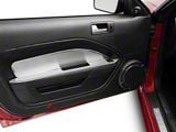 Door Panel Kit; Brushed Stainless (05-09 Mustang Coupe)