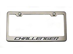 License Plate Frame with Challenger Logo (Universal; Some Adaptation May Be Required)