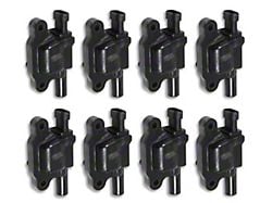 Accel SuperCoil Ignition Coils; Black; 8-Pack (10-13 6.2L Camaro)