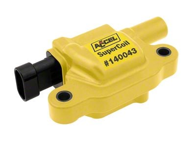 Accel SuperCoil Ignition Coil; Yellow (05-13 Corvette C6, Excluding ZR1)