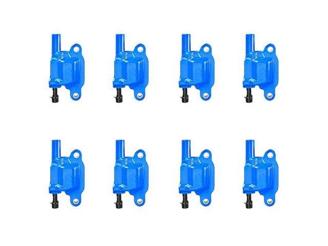 Ignition Coils; Blue; Set of Eight (05-13 Corvette C5)
