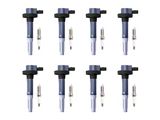 Ignition Coils; Black; Set of Eight (11-15 Mustang GT)