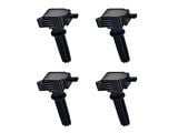 Ignition Coils; Black; Set of Four (15-20 Mustang EcoBoost)