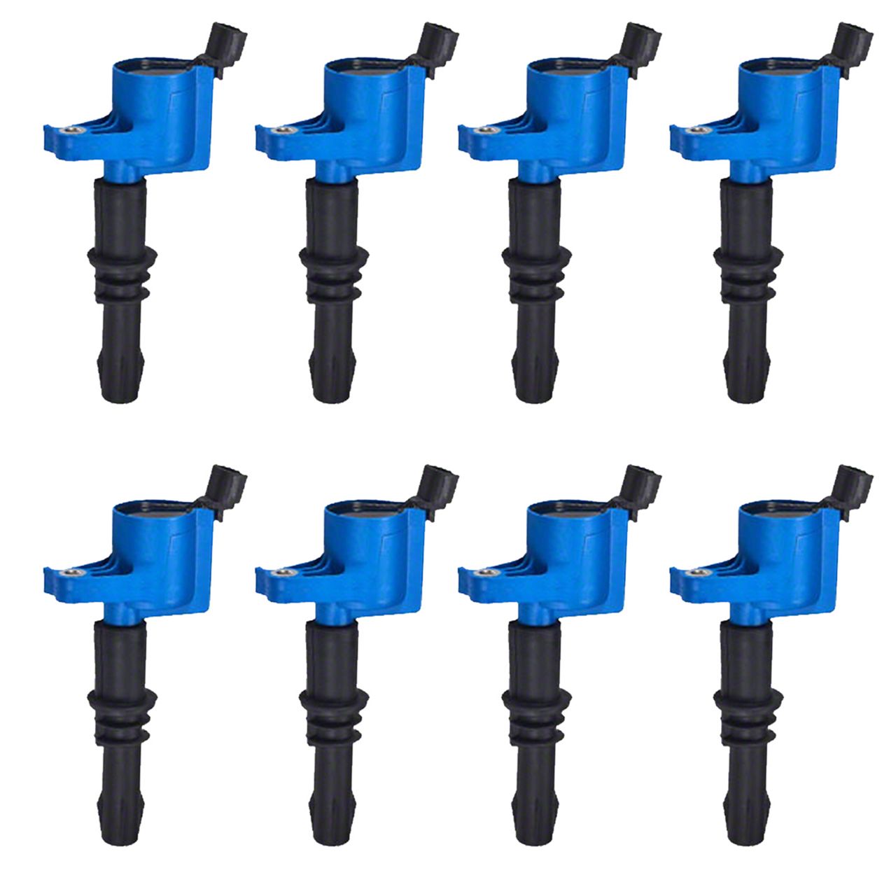 Mustang Ignition Coils Partially Blue Set Of Eight 99 04 Mustang Cobra Mach 1 05 08 Mustang 7149