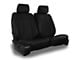 Aegis Cover Leatherette Low Back Bucket Seat Covers with Diamond Insert; Black/Black Piping (08-23 Challenger)