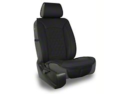 Aegis Cover Neoprene Easy Fit Wrap Low Back Bucket Seat Cover; Black/Black (06-23 Charger)