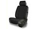 Aegis Cover Leatherette Easy Fit Wrap Low Back Bucket Seat Cover with Diamond Insert; Black/Black Piping (Universal; Some Adaptation May Be Required)