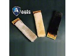 Aegis Cover Sheepskin Seat Belt Covers; Sand (Universal; Some Adaptation May Be Required)