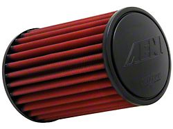 AEM Induction DryFlow Air Filter; 3-Inch Inlet / 8.125-Inch Length (Universal; Some Adaptation May Be Required)