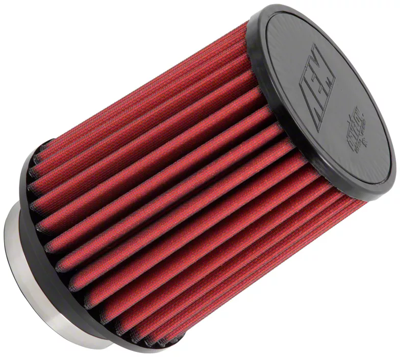 AEM Induction Mustang DryFlow Air Filter; 4-Inch Inlet / 7-Inch