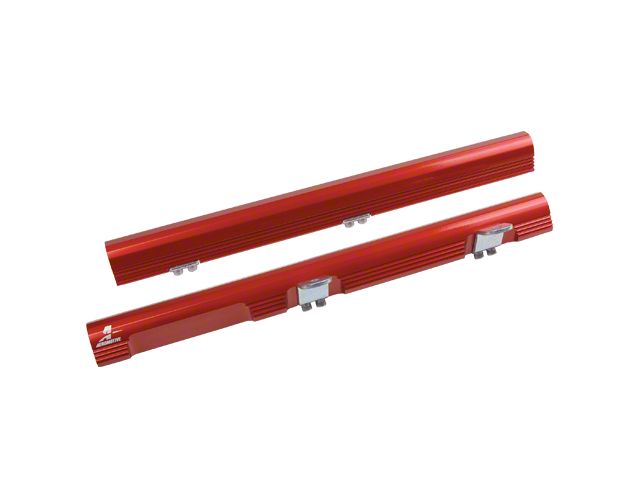Aeromotive High Flow Fuel Rail Kit; Red (06-07 V8 HEMI Charger)