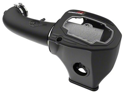 AFE Momentum GT Cold Air Intake with Pro 5R Oiled Filter; Black (11-23 5.7L HEMI Challenger w/ Shaker Hood)