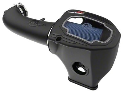 AFE Momentum GT Cold Air Intake with Pro DRY S Filter; Black (11-23 5.7L HEMI Challenger w/ Shaker Hood)