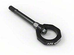 AFE Control PFADT Series Front Tow Hook; Black (20-25 Corvette C8, Excluding Z06)