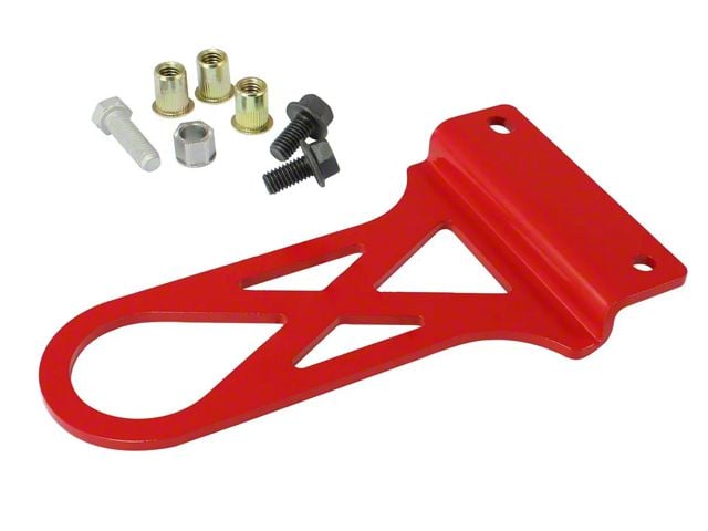 AFE Control PFADT Series Front Tow Hook; Red (97-04 Corvette C5)