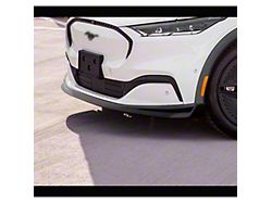 Air Design Front Chin Splitter; Satin Black (21-25 Mustang Mach-E, Excluding GT)