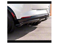 Air Design Rear Diffuser; Gloss Black (21-25 Mustang Mach-E, Excluding GT)