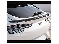 Air Design Trunk Lid Rear Spoiler; Gloss Carbon Fiber (21-25 Mustang Mach-E)