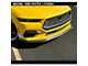 Air Design Front Chin Splitter; Satin Black (2024 Mustang EcoBoost)