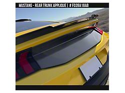 Air Design Rear Decklid Panel; Gloss Black (2024 Mustang)