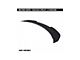 Air Design Rear Spoiler; Satin Black (2024 Mustang Fastback)