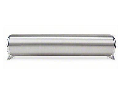 Air Lift Performance FLO Air Tank and Tank Mounting Hardware; 28-Inch; Brushed/Polished (Universal; Some Adaptation May Be Required)