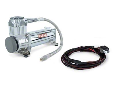 Air Lift Performance Second Compressor Kit; Chrome (Universal; Some Adaptation May Be Required)