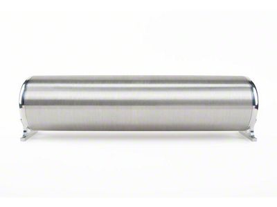 Air Lift Performance FLO Air Tank and Tank Mounting Hardware; 24-Inch; Brushed/Polished (Universal; Some Adaptation May Be Required)