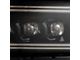 AlphaRex NOVA-Series LED Projector Headlights; Alpha Black Housing; Clear Lens (15-23 Charger w/ Factory Halogen Headlights)