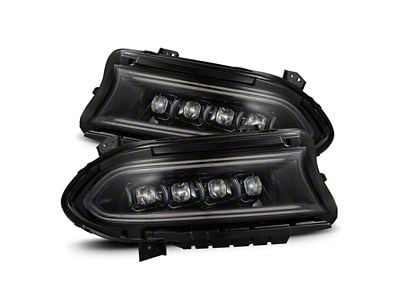 AlphaRex Stock Xenon Headlights to AlphaRex Projector Headlight Converters (15-23 Charger w/ Factory Xenon Headlights)