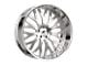 Amani Sorleno Brush Center with Chrome Lip Wheel; Rear Only; 22x10; 20mm Offset (16-24 Camaro)