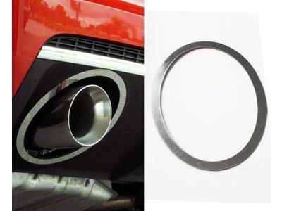 American Car Craft Exhaust Rings; Polished (10-13 Camaro)