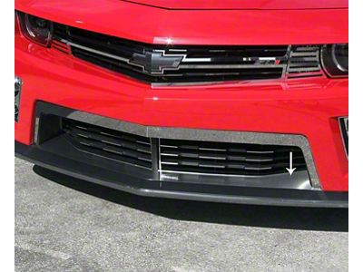 American Car Craft Front Chin Splitter; Brushed Stainless (12-13 Camaro ZL1)