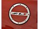 American Car Craft Gas Cap Cover with ZL1 Logo; Brushed (10-19 Camaro)