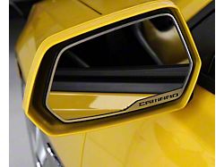 American Car Craft Side Mirror Trim; Brushed (10-13 Camaro)