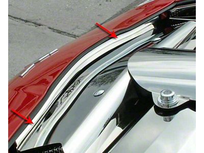 American Car Craft Front Nose Cap; Polished (05-13 Corvette C6)