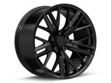 ZL1 Style Gloss Black Wheel; Rear Only; 20x10; 30mm Offset (10-15 Camaro)